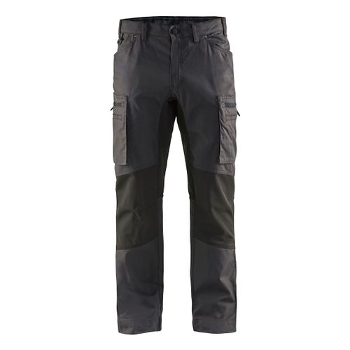 Blakläder 145911469899C60 Pantalons Noir, Gris