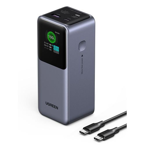 Ugreen 20000mah 130w Fast Charging Powerbank Lithium Gris