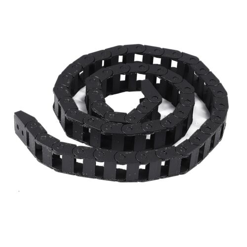 10 X 20mm 1m Ouvert Des Deux Côtés En Plastique Câble De Traction Chaîne De Traînée