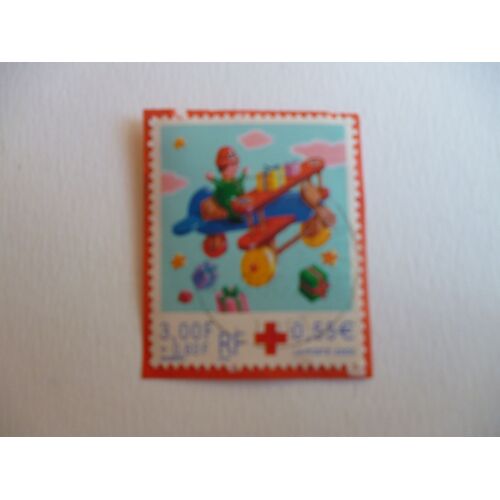 Timbre " Joyeux Noël :Cadeaux Par Avion".2000.