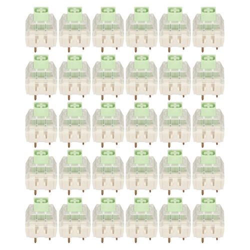 30pcs Clavier Mécanique Commutateurs Étanche Rétro-éclairage DIY Clavier Commutateur pour Personnaliser Claviers Jade Commutateur