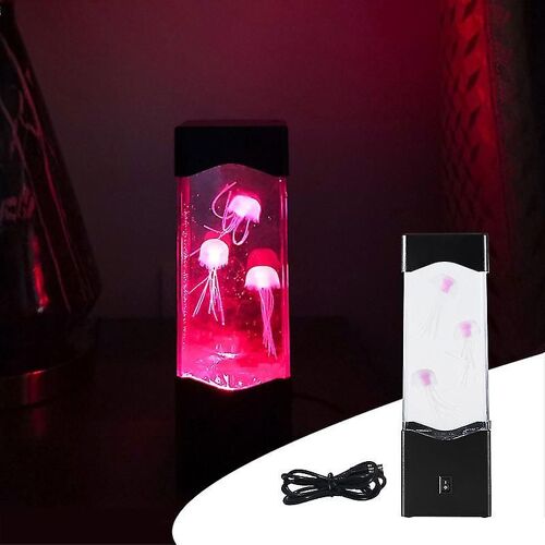 Adult Atmosphere Light, Usb Powered Jellyfish Light, Room Office Desktop Decoration Mood Night Light-Xt