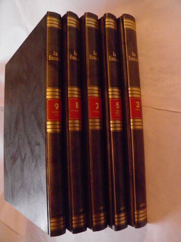 Lot Livres Alpha La Faune Tome N°3, 5, 7, 8, 9,