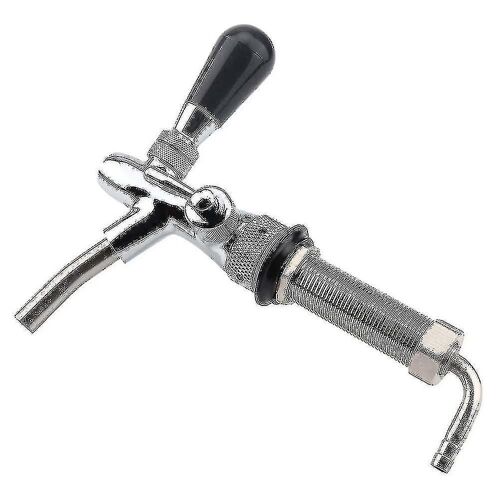 Robinet De Bière Pression Réglable Chrome Placage Avec 4 Pouces Shank Home Brewing Kegging Homebrew Kegerator Draft Beer Tap