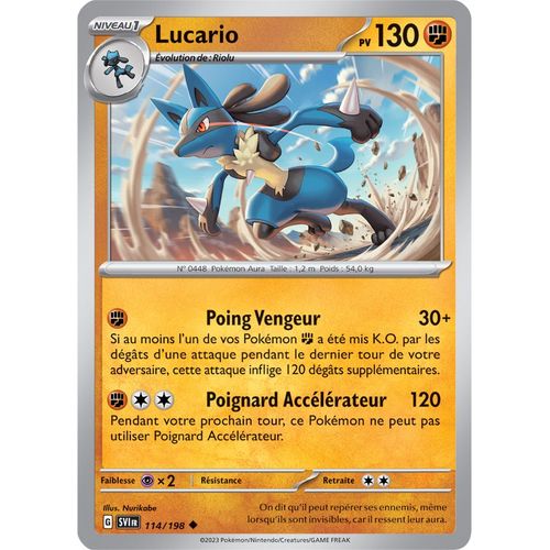 Lucario - 114/198 - Ecarlate Et Violet