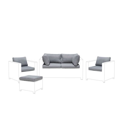 Set de housse MILANO Gris