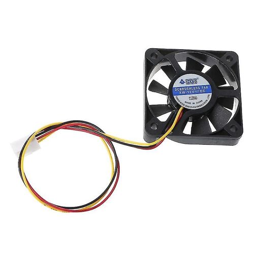 5010 pour Dc 12V 3pin Ventilateur de refroidissement 50mm Silent Cpu Fan pour Dc Brushless avec 22cm
