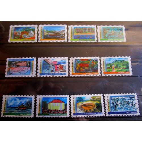 2011. Série Complète Adh636 À Adh647: Année Des Outre-Mer.