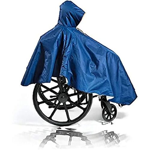 Lourd Fauteuil Roulant Poncho Réutilisable Couverture Complète Étanche Du Capot Avant Zip Fauteuil Roulant Cap Pour Personnes Âgées Handicapées