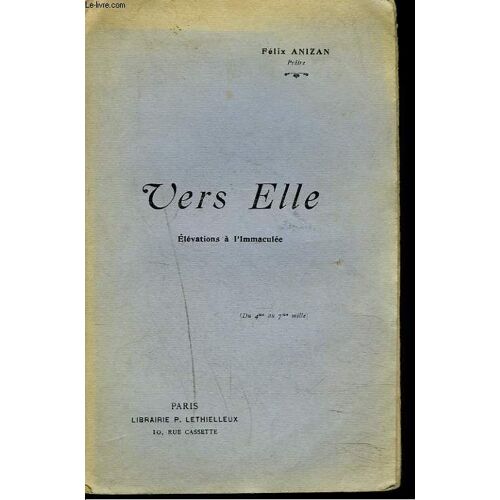 Vers Elle. Elevations A L'immaculee.