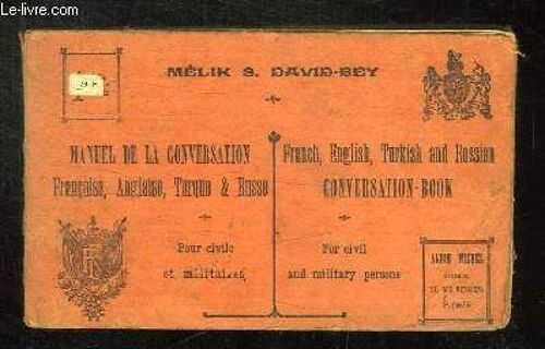 Manuel De Conversation Francaise, Anglaise, Turque, Russe.