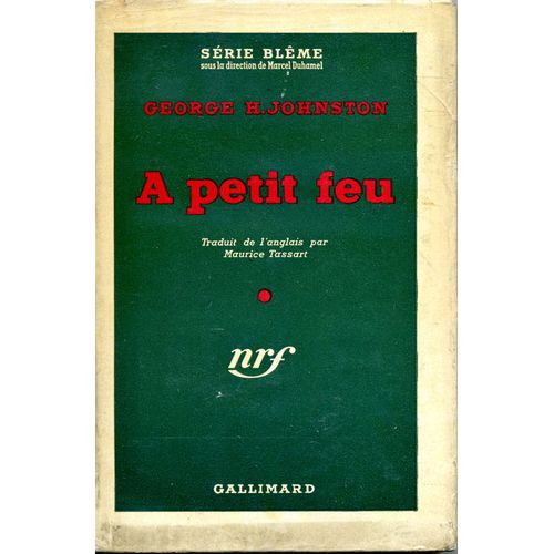 A Petit Feu (Death Takes Small Bites) - Avec Jaquette