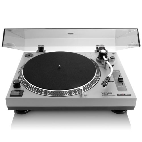 Platine vinyle à entraînement direct avec encodage USB/PC L-3810GY Gris