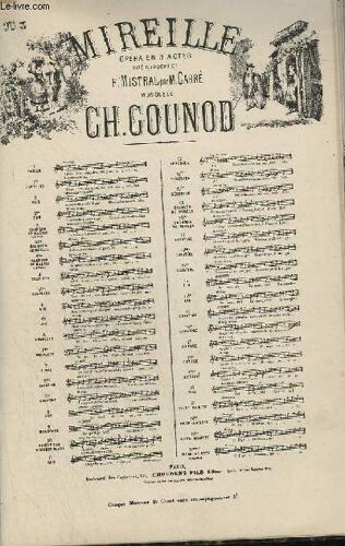 Mireille N°3 : Chanson De Magali.