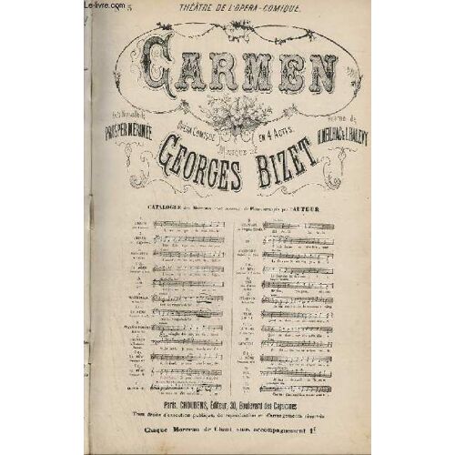Carmen N°5 - Chant.