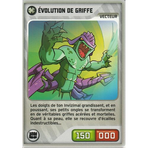 Carte Panini Invizimals Defis Caches Evolution De Griffe N° 406