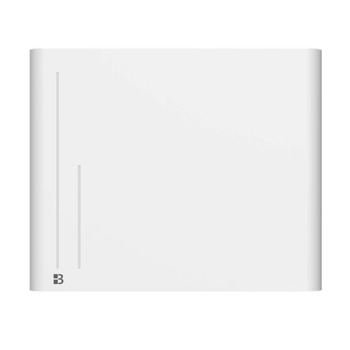 Radiateur électrique fixe à inertie sèche céramique 1000W Bestherm ALBA horizontal blanc