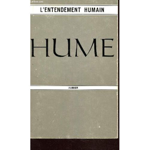 L'entendement Humain / Collection Bibliotheque Philosophique.