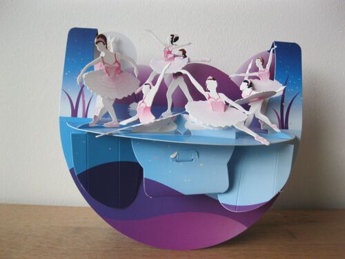 Carte 3 D Pop-Up Balancier Scène De Ballet