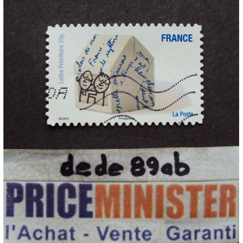 France.. Timbre Série Sourire 2010 Du Dessinateur Serge Bloch . Oblitéré.