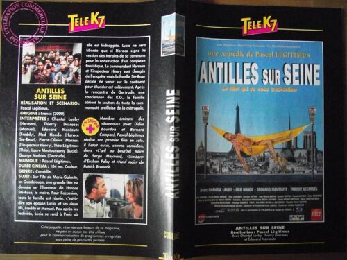 Tele K7 Jaquette Du Film Antilles Sur Seine.Réalisation:Pascal Légitimus