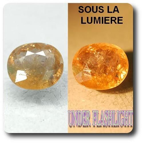 Axinite (Fe) Couleur Changeante. 4.88 Cts. Si1 . France