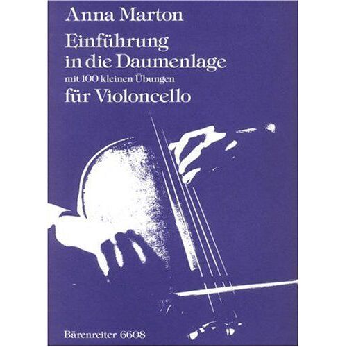 Einführung In Die Daumenlage Für Violoncello