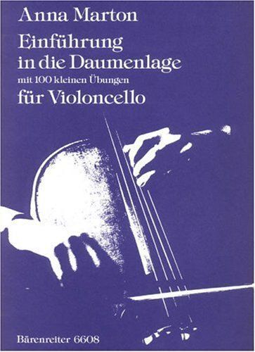 Einführung In Die Daumenlage Für Violoncello