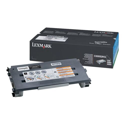 Lexmark - Noir - original - cartouche de toner - pour Lexmark C500n, X500n, X502n