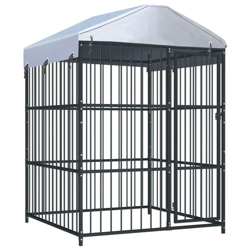 Vidaxl Chenil D'extérieur Avec Toit Pour Chiens 150x150x210 Cm