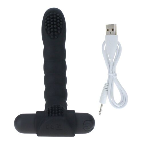 Vibromasseur À Doigt Pour Femme, Jouet Sexuel Pour Adulte, Stimulation Du Clitoris, Brosse Vibrante, Manche Des Doigts, Massage Du Point G