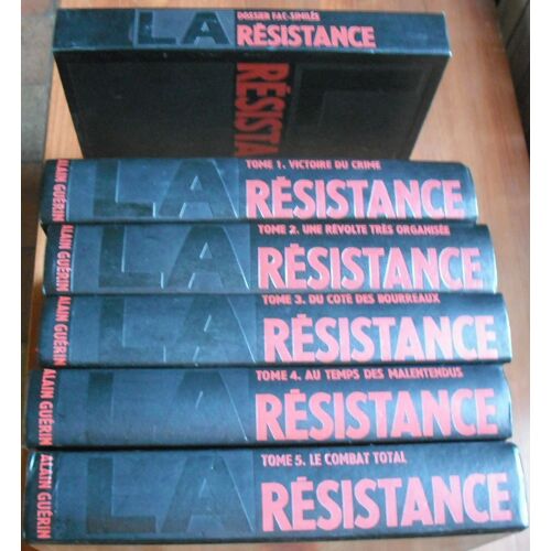 La Resistance En 5 Tomes + Boitier Facs Similés