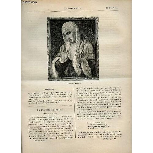 La Terre Sainte N°54 4e Série 10e Année N°209 15 Mars 1884 - La France En Orient Les Capitulations - Les Établissements Religieux A Tripoli De Syrie - La Passion De Jésus-Christ - Légendes De L(...)