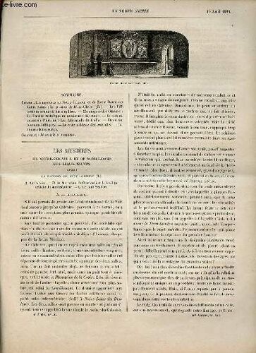 La Terre Sainte N°56 4e Série 10e Année N°211 15 Avril 1884 - La Passion De Jésus Christ (Fin) - Les Juifs Contemporains Et Leurs Apotres Le R.P.Théodore Ratisbonne - La Faculté Catholique De Médecine(...)