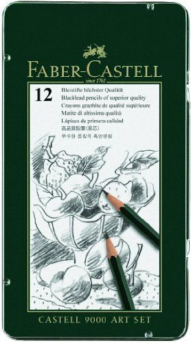 Faber Castell 119065 Set Art De 12 Crayons Graphite Castell 9000 Import Allemagne