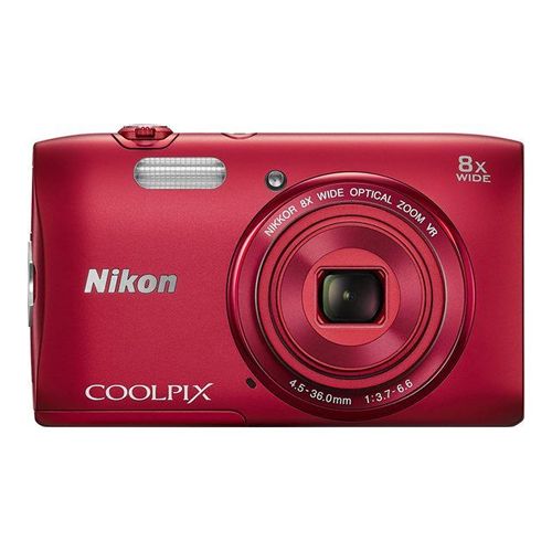 Nikon Coolpix S3600 Compact 20.1 Mpix Rouge