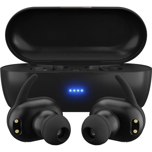 Maxell Mini Duo Wireless In-ear Headphones With Charging Case Black