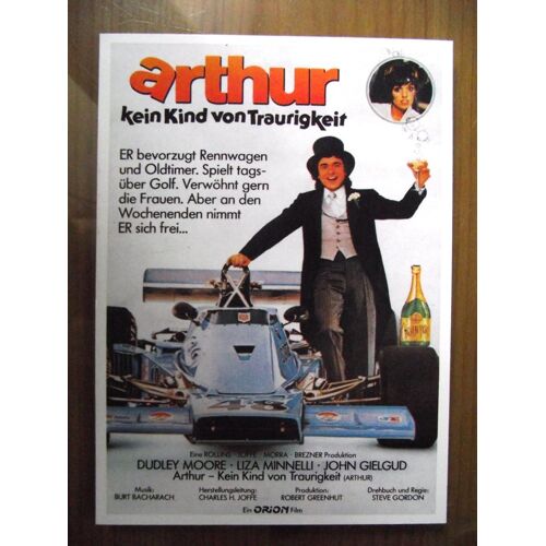 Affichette En Papier Glacé Film Arthur2-On The Rocks