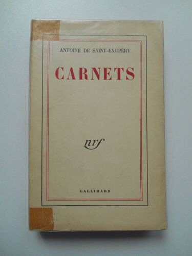 Carnets / Antoine De Saint Exupéry / Réf62781