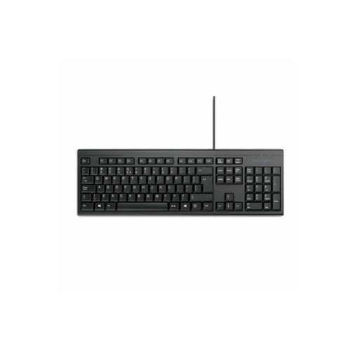 Kensington KB100 EQ - Clavier - full size - USB - AZERTY - Français - noir
