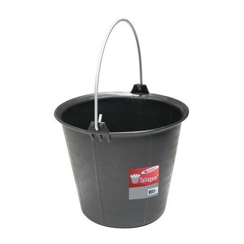 Seau caoutchouc synthétique 13 litres anse Ø 6,3 mm