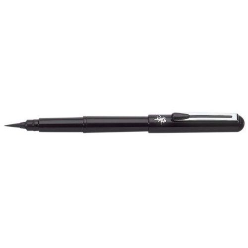 Pentel Pocket Brush Stylo Pinceau Rechargeable Encre Noir À Pigments