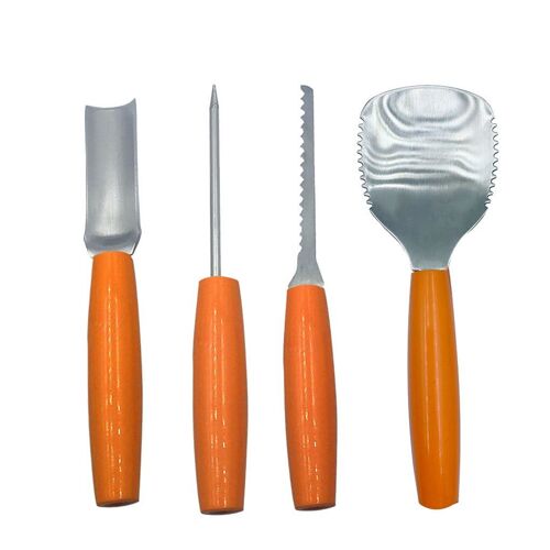 Kit D'outils De Sculpture De Citrouuille En Acier Inoxydable, Ensemble D'outils De Lanterne De Citrouille, Coupe De Décoration D'halloween
