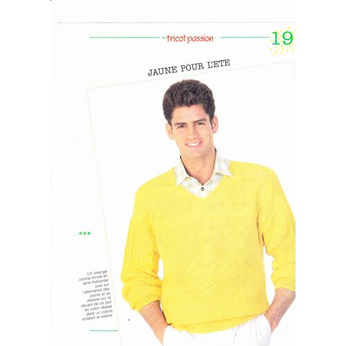 Fiche N° 123   Jaune Pour L'été