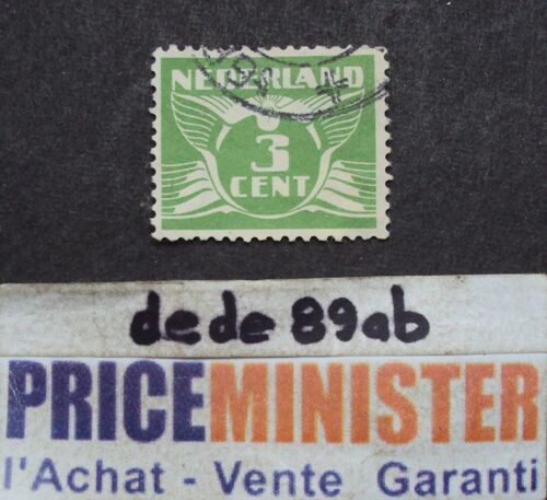Pays-Bas..  3 Cent Nederland . Flying Dove (Colombe Volante Stylisée) 1927 . Oblitéré.