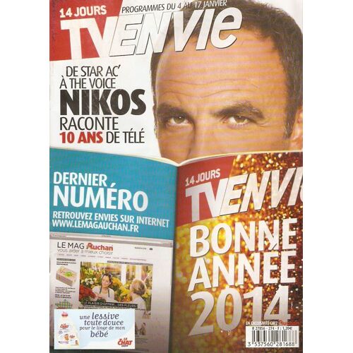 Nikos Aliagas 1/2p/ Dernier Numero Avec Articles Photos Sur Michael Jackson / Gregory Lemarchal / Johnny Hallyday / Plus Belle La Vie / Delarue / Violetta Disney 1p/  274