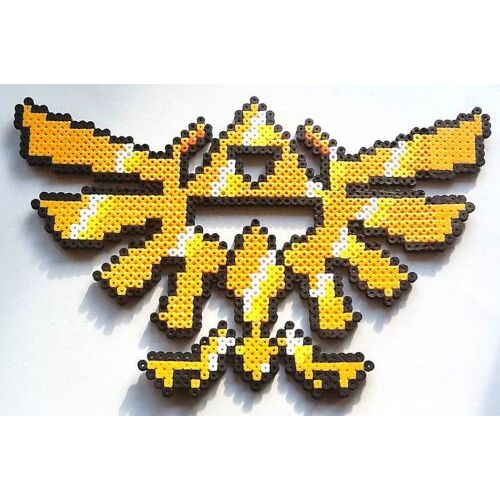 Logo Legend Of Zelda Triforce Perler/Hama