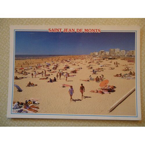 Carte Postale De Saint-Jean De Monts (85): La Plage