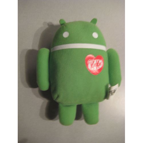 Poupée Doudou Robot Vert Kit Kat Nestlé International 21 Cm