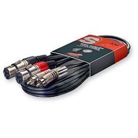 STC3CMXF // Câble Bretelle XLR F RCA M 3M